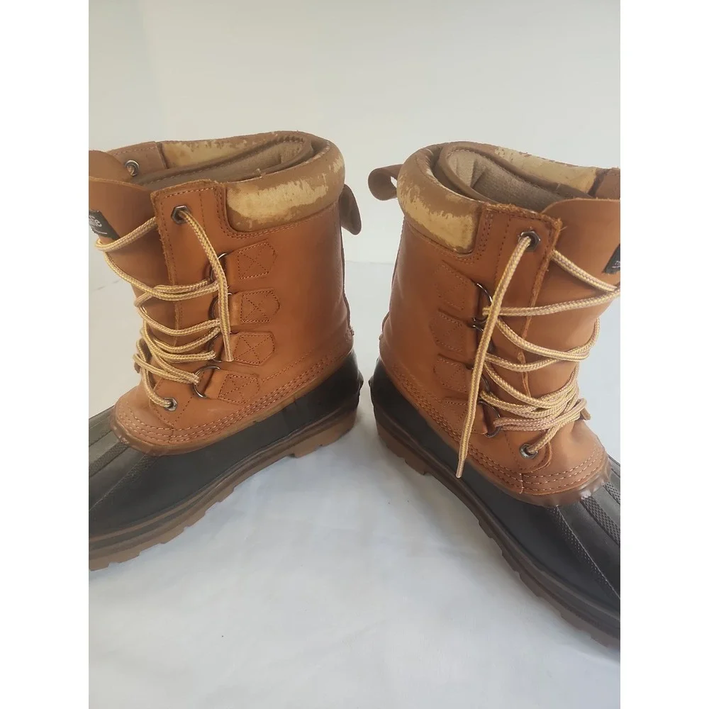 Vintage Lake'n Trail Mens Duck Boots Size 10 Mud Boots Insulated Pull Out Liner